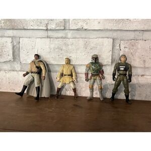 STAR WARS Lot Of 4 1997 3.75" Kenner Figures Vintage